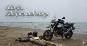 Adagio alla foce dell’Adige: Viaggio lento su Moto Guzzi