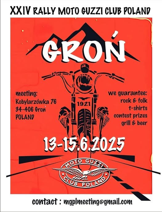 XXIV raduno Moto Guzzi Club Polonia, Gron