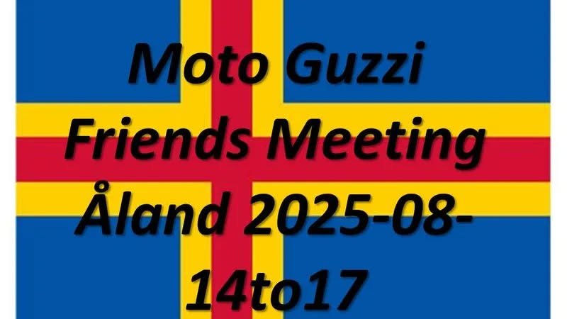 Raduno Moto Guzzi Friends Meeting Åland, Svezia 2025