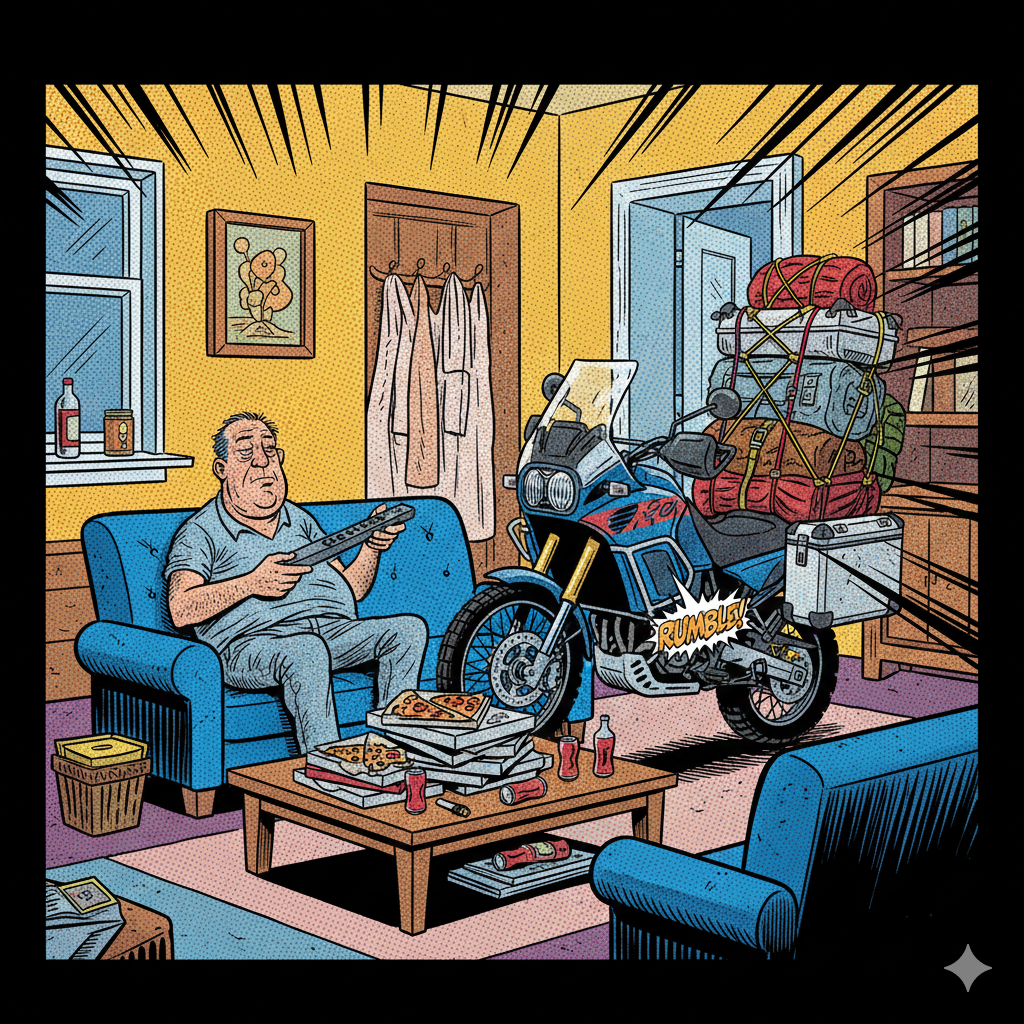 Viaggiare in moto davvero: come fate a restare fermi?