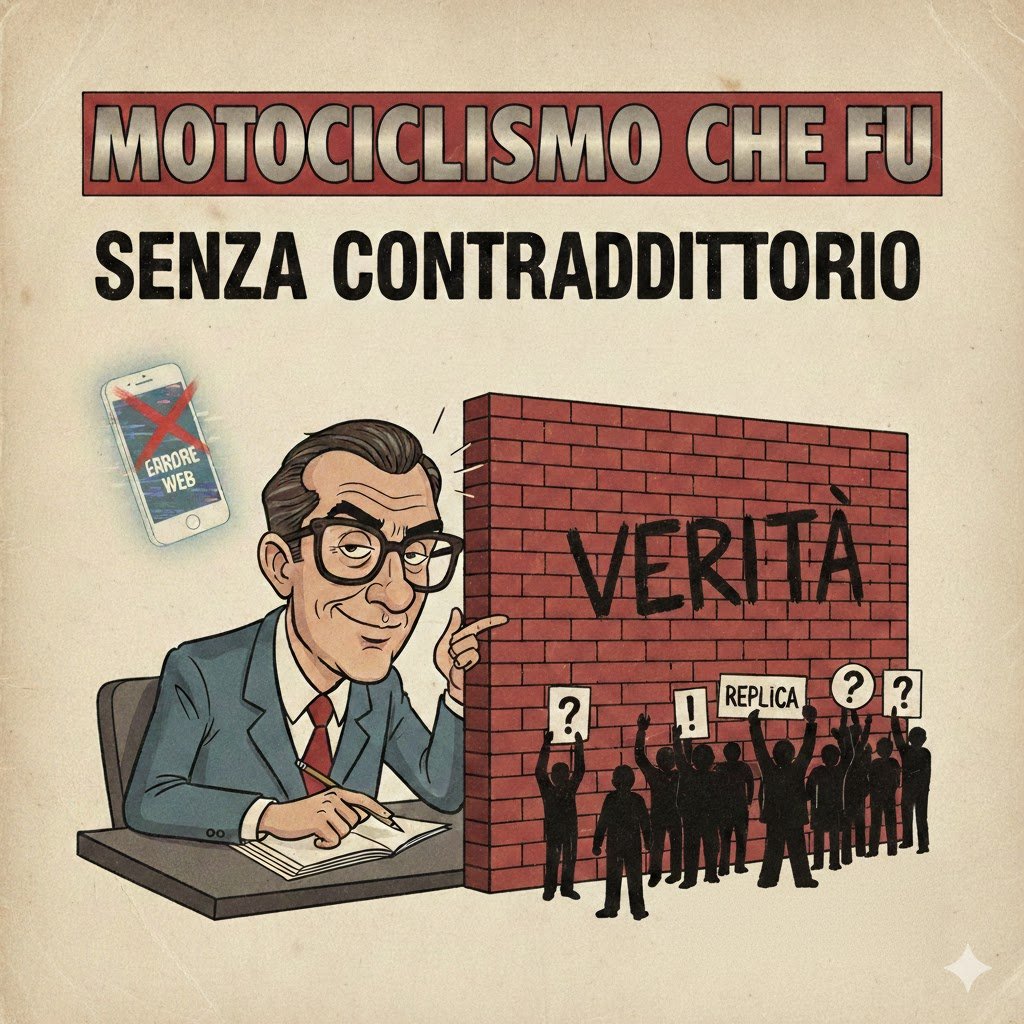 Senza contraddittorio: l’errore del giornalista e il mito di Motociclismo