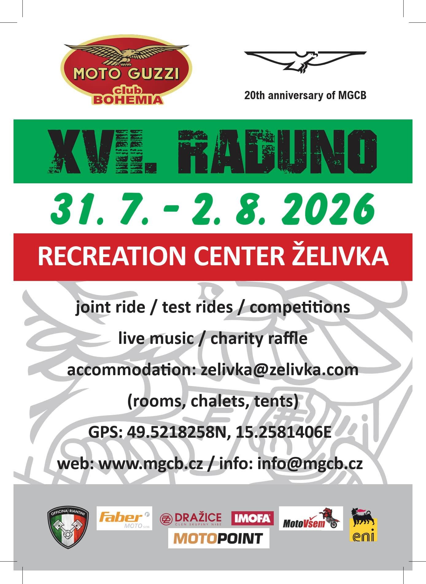XVII Raduno Moto Guzzi Club Bohemia