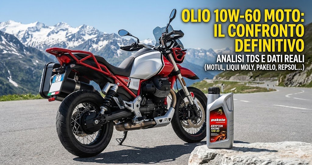 Olio 10w/60 per la moto
