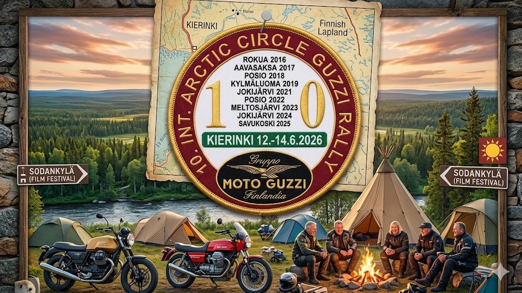 Decimo raduno Guzzi Arctic Circle, Finlandia 2026